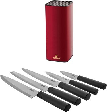 Набір ножів із 6 предметів Grammy Red Karaca