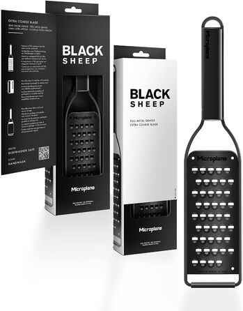 Терка 30 см екстра крупна, чорна Black Sheep Microplane