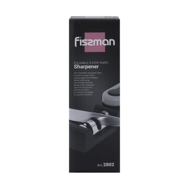 Сложное точило для ножей Fissman 14x4x4.5 см трехшаговая заточка (2802)