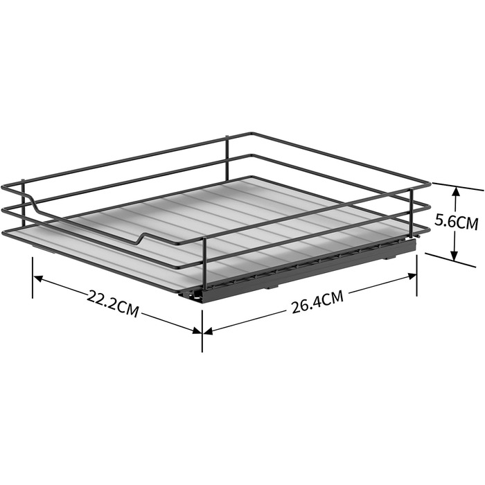 Підставка для спецій розсувна 22,2 x 26,4 x 5.6 см Vialex