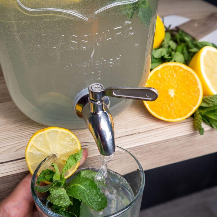 Диспенсер для напитков стеклянный 4 л INTIRILIFE