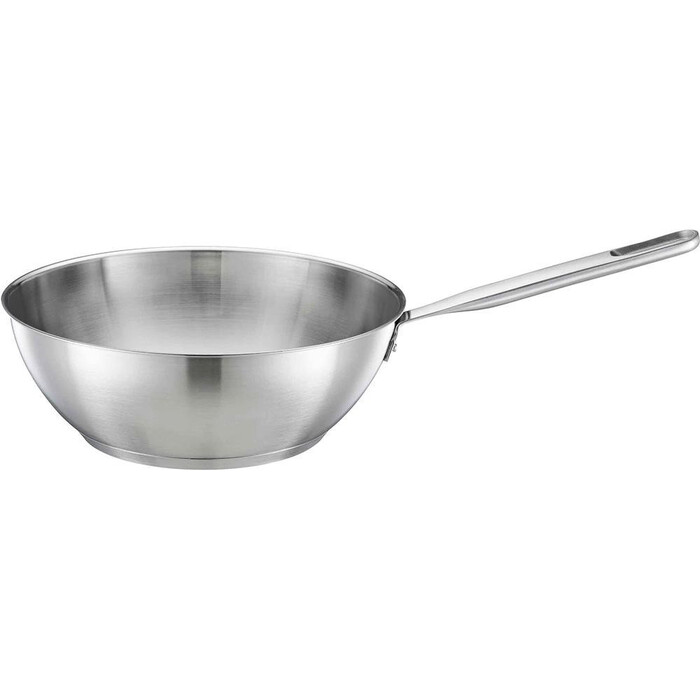 Сковорода Wok Fiskars All Steel Pure матова 28 см (1065629)