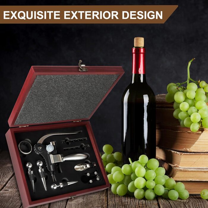 Набір сомельє преміумкласу з 11 аксесуарами для вина UCAMP