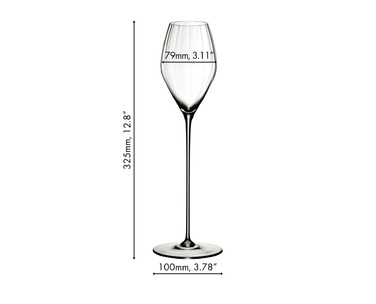 Бокал для шампанского 375 мл, High Performance Riedel