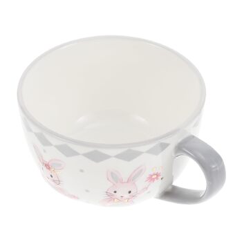 Керамічна миска з малюнком кролика 450 мл Abaodam