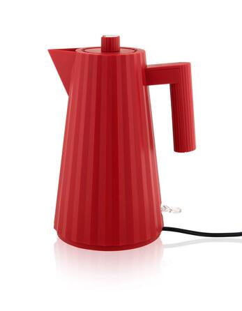 Електричний чайник 1,7 л червоний Plissé Alessi