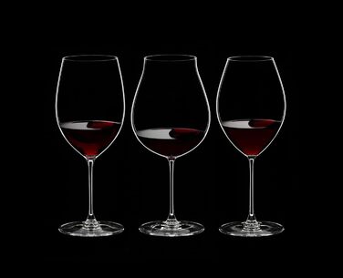 Набір келихів Riedel Veritas, кришталь, прозорий, 9.5 x 9.5 x 27.5 см, 3 шт. (1 упаковка)