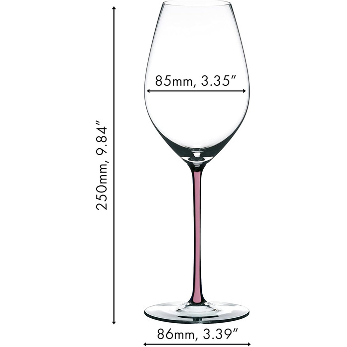 ЛИХ Riedel Fatto A Mano для шампанського - Бузковий - , келих для ігристого вина, кришталь, можна мити в посудомийній машині - 4900/28MA