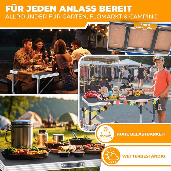 Професійний стіл 3-секційний 100 x 60 см KESSER