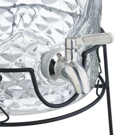 Диспенсер для напитков с стойкой 8 л Relaxdays