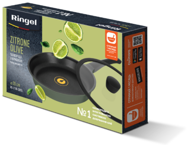 Сковорода RINGEL Zitrone Olive 28см  (6885902)
