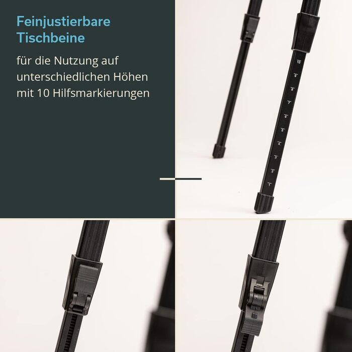 Складной кемпинговый стол 90 х 52 см Skandika