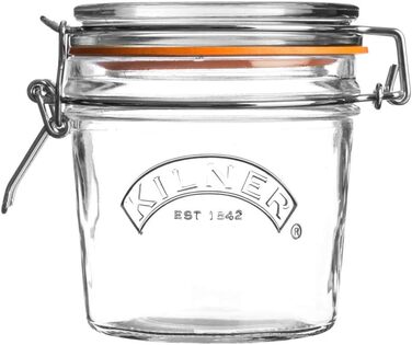 Стеклянная банка 0,35 л с зажимом Kilner