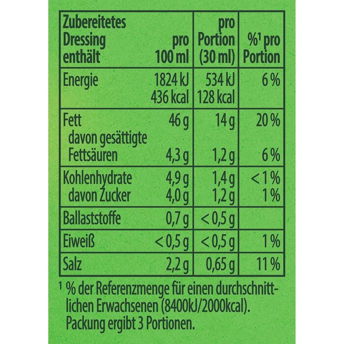 Заправка для салату Knorr з травами для смачної заправки з натуральними інгредієнтами* 15 шт. 5 шт. (паприка з травами)