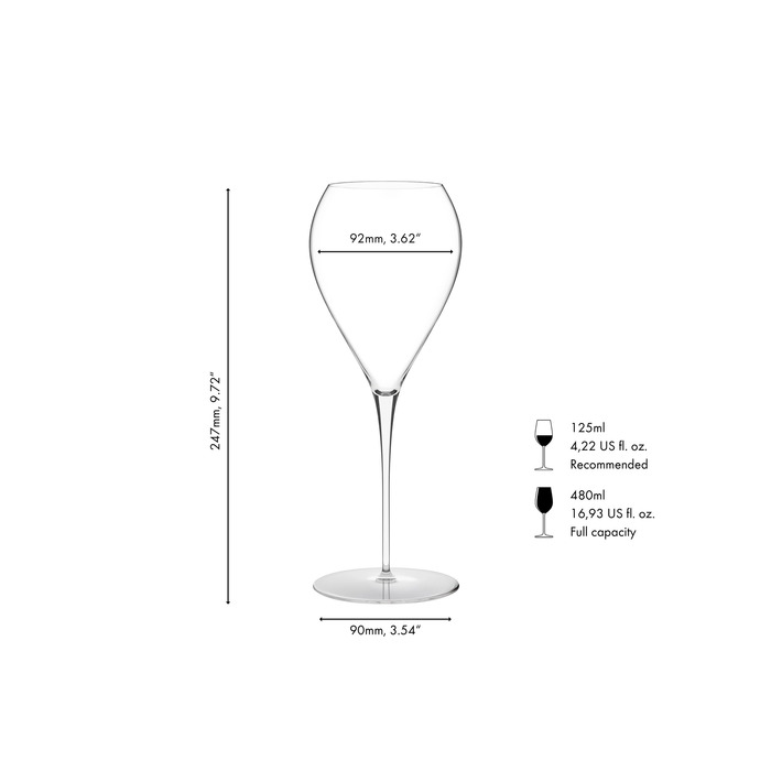 Келих для червоного вина 480 мл, Manufaktur Bellorotondo Riedel