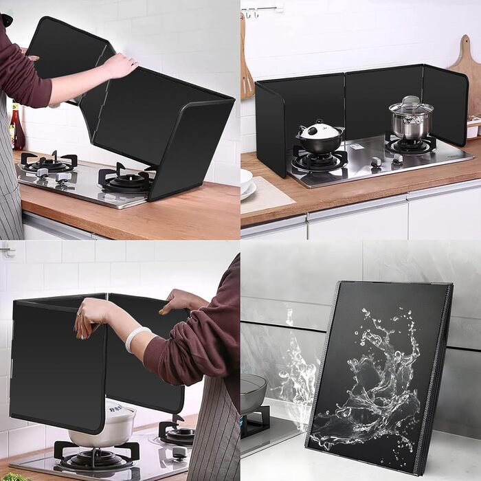 Складной брызгозащитный экран для плиты Wuciray