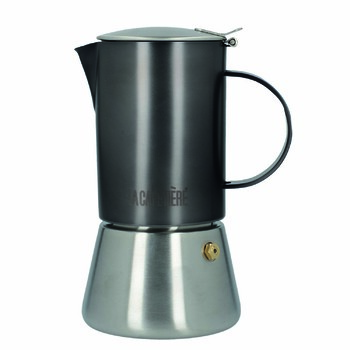 Кавоварка гейзерна Kitchen Craft LA CAFETIERE, сталева, 200 мл