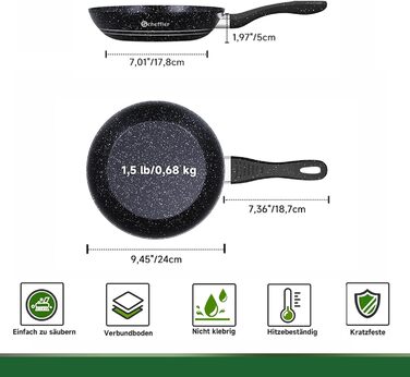 Сковорода 24 см Scheffler