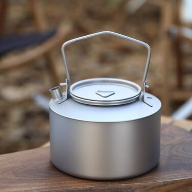 Титановый чайник для кемпинга 980 мл TIANHENGMart