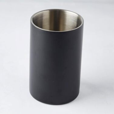 Охолоджувач для вина з нержавіючої сталі Point Virgule, чорний, 11,9 см, можна мити в посудомийній машині