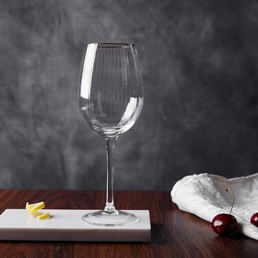 Преміальні келихи для вина 4 шт 411 мл Royalrose