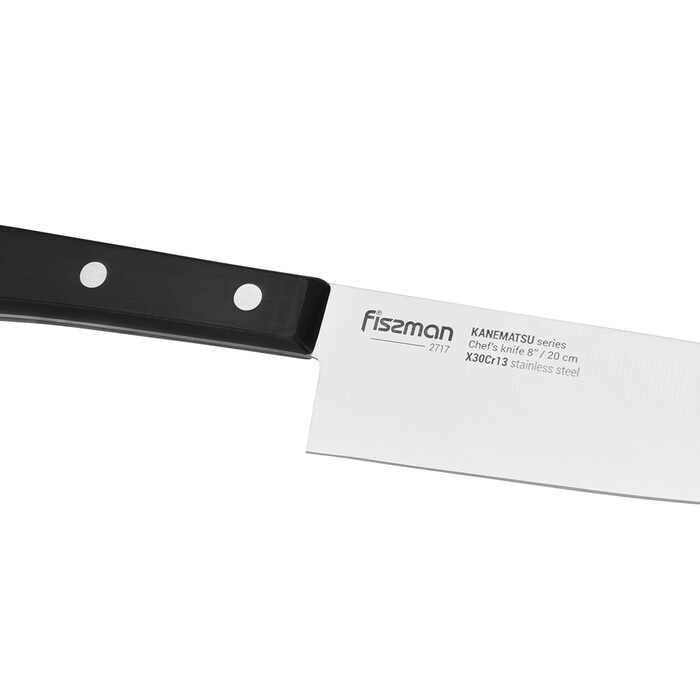 Набор ножей Fissman 7 примет KANEMATSU в деревянной подставке X30Cr13 сталь (2717)