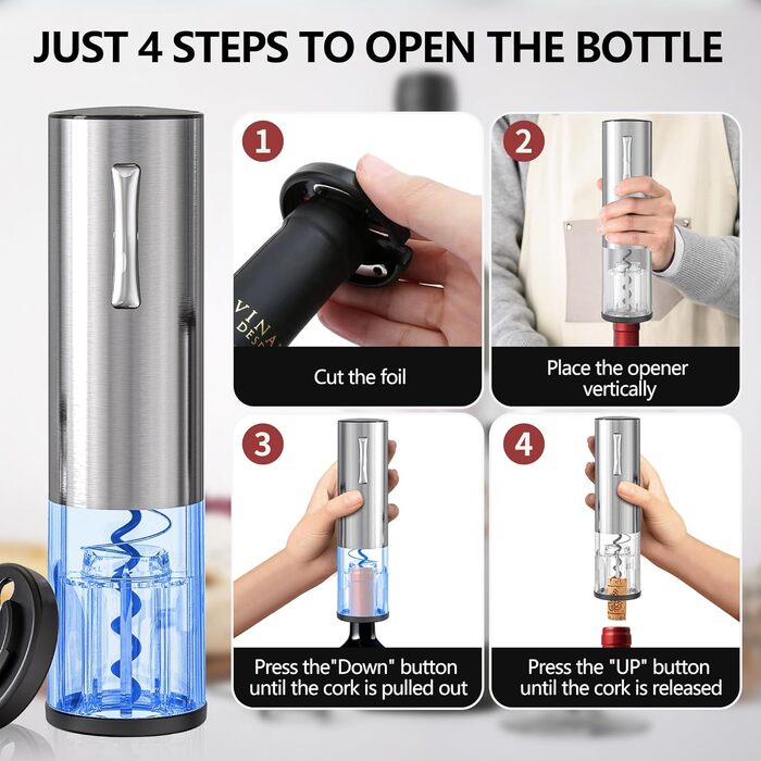 Набір для відкривання вина 4-в-1 BGFOX