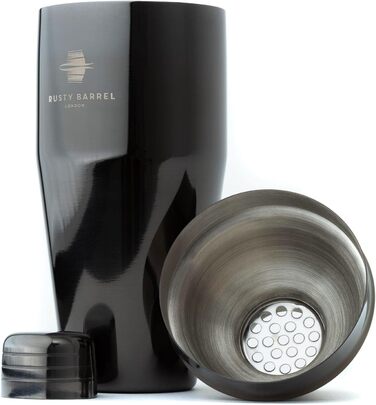 Набір для приготування коктейлів чорний Rusty Barrel