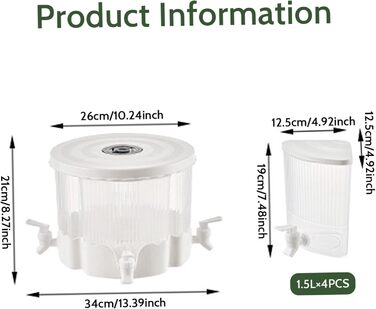 Диспенсер для напитков с краном 6 л Muzrunq