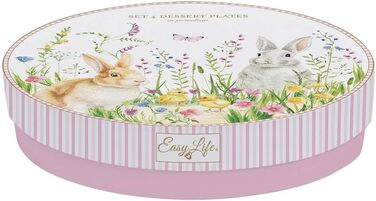 Набір із 4 тарілок 19 см Easy Life