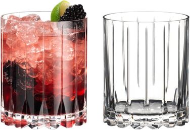 Набір келихів Riedel Double Rocks, 2 шт., для коктейлів, кришталь, можна мити в посудомийній машині - 6417/07