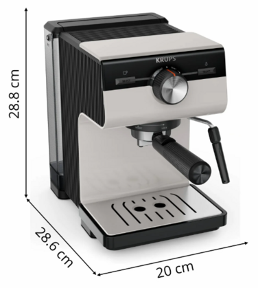 Кавоварка еспресо Krups XP381810 OPIO GREY (7076116)