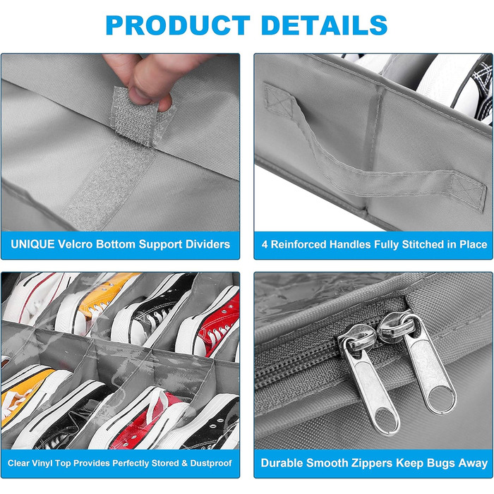 Комод для хранения обуви с 2 ящиками, с 32 отделениями VAESIDA