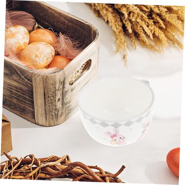 Керамічна миска для супу з ручкою 450 мл LABRIMP