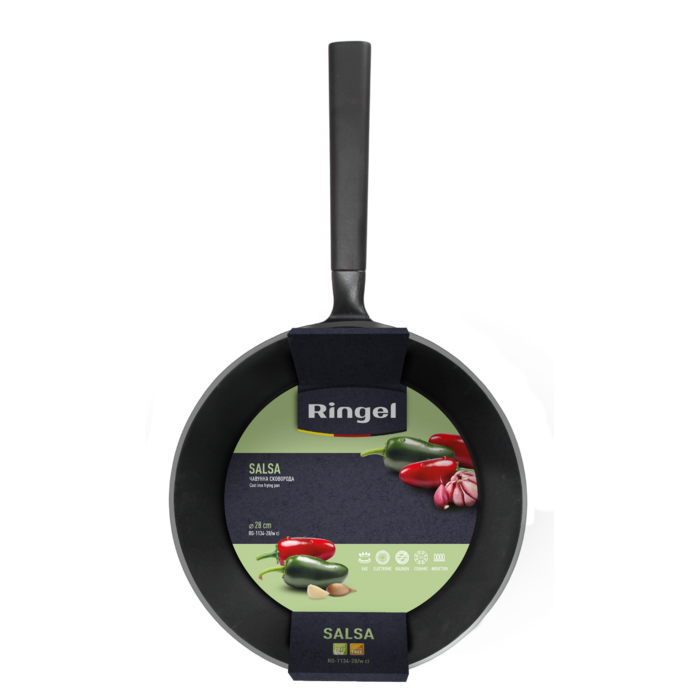 Сковорода чугунная Wok Ringel Salsa 28 см (7135991)