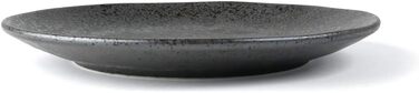 Арена Реактивна порцеляна на 4 особи (тарілка плоска 27 см, чорна)