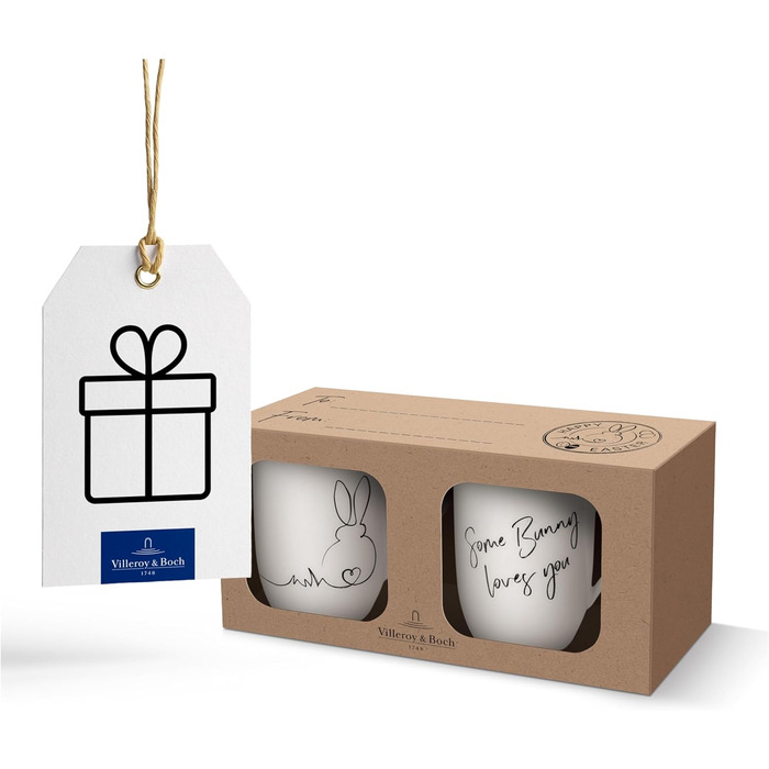 Набір з 2 кружок "Some Bunny loves you" 0,28 л Statement Villeroy & Boch