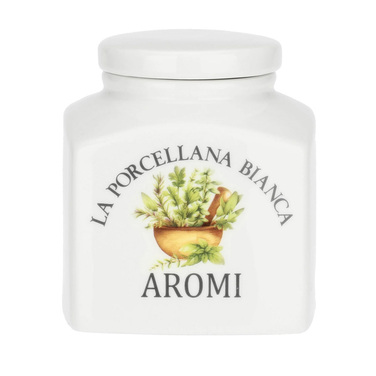 Банка для душистых трав La Porcellana Bianca CONSERVA, фарфор, 500 мл