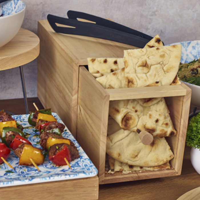 Хлебница деревянная 17.6*32.5*h 19 см, Hevea Wood, Genware