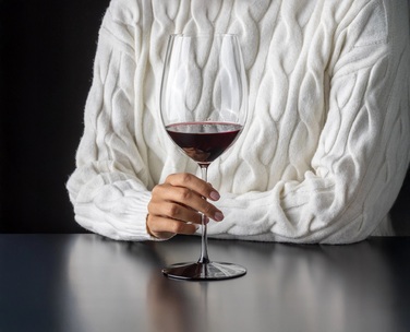 Бокал для красного вина Бордо Гран Крю 953 мл, Fatto A Mano Black Tie Riedel