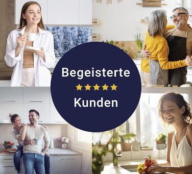 Кухонний фартух timalo зі скляним виглядом Північне море, очерет, захід сонця, океан, солома 2 мм акрилове скло Бризокості для плити, кухонний скляний фартух, акрилова скляна настінна панель, захисна панель для фартуха (180 x 58 см, 322- Блакитно-лавандов