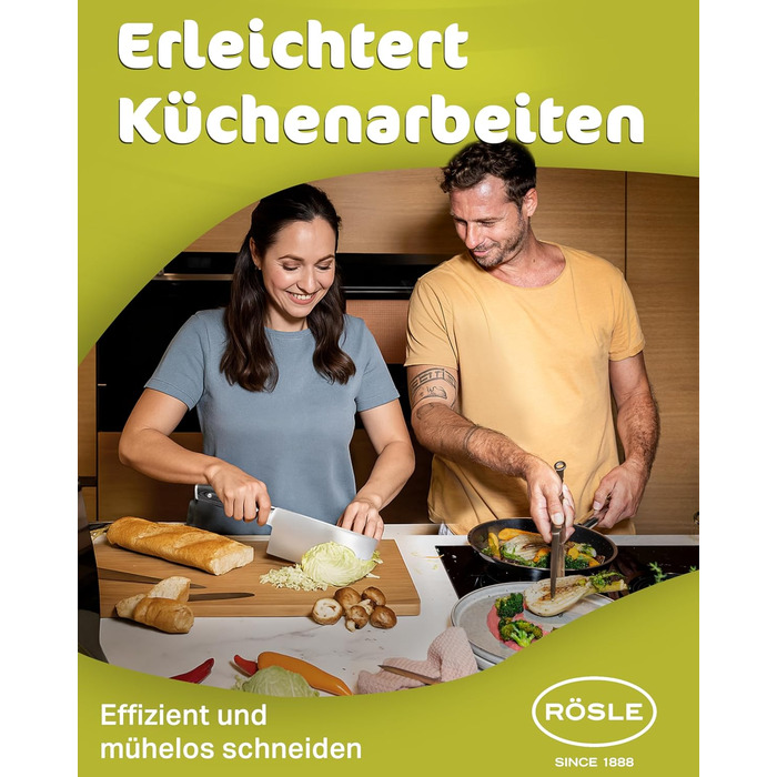 Китайський кухарський ніж 18 см Wolfgrey Rosle