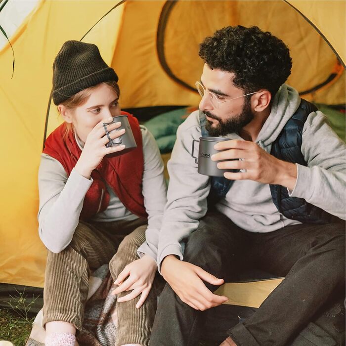 Титановый котелок для кемпинга 650 мл Lixada