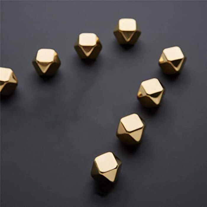 Набір охолоджувальних каменів для віскі з нержавіючої сталі у формі ромбів Ulalaza