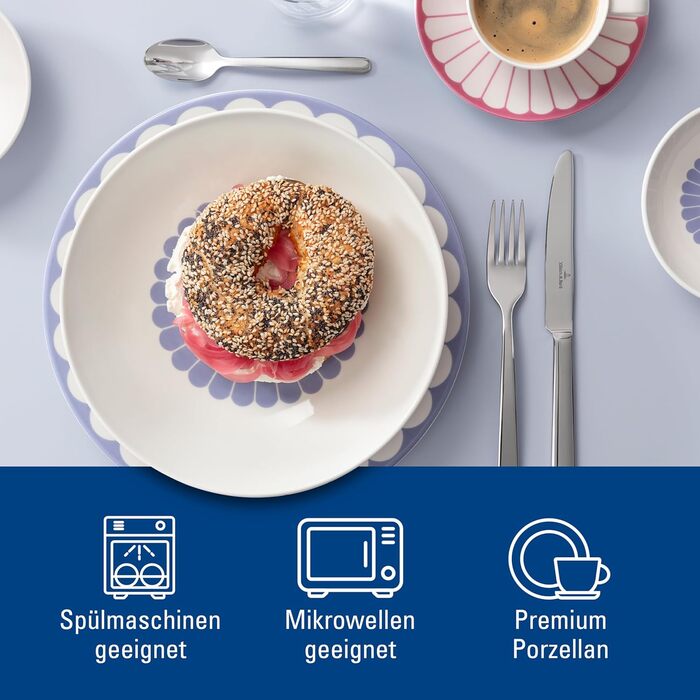 Миска для пасти 620 мл синій Fleur Villeroy & Boch