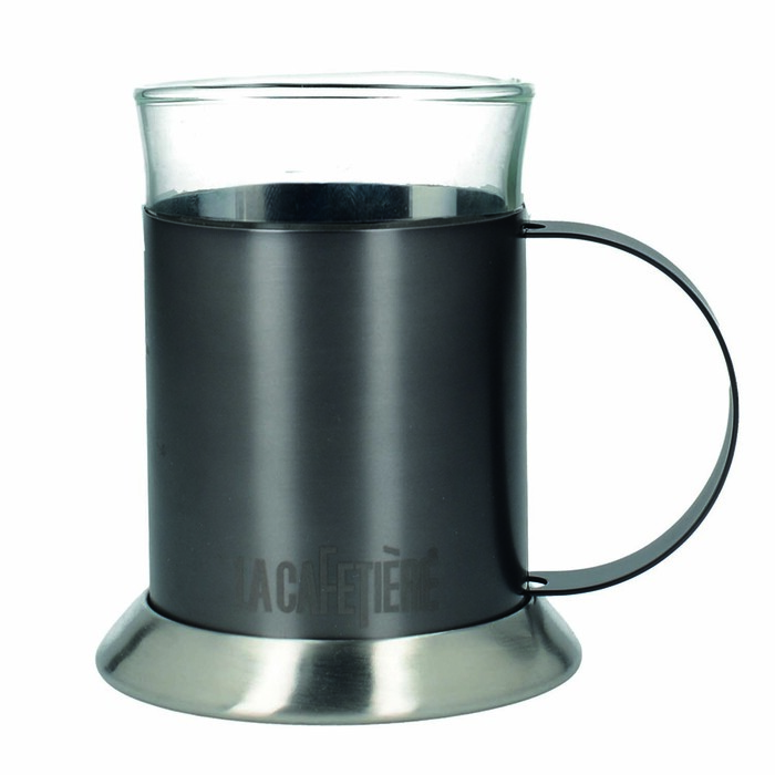 Набір кухлів для чаю Kitchen Craft LA CAFETIERE, у сталевих підставках, 200 мл, 2 шт.