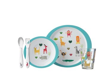 Набор детской посуды 5 предметов Animal Friends Mepal