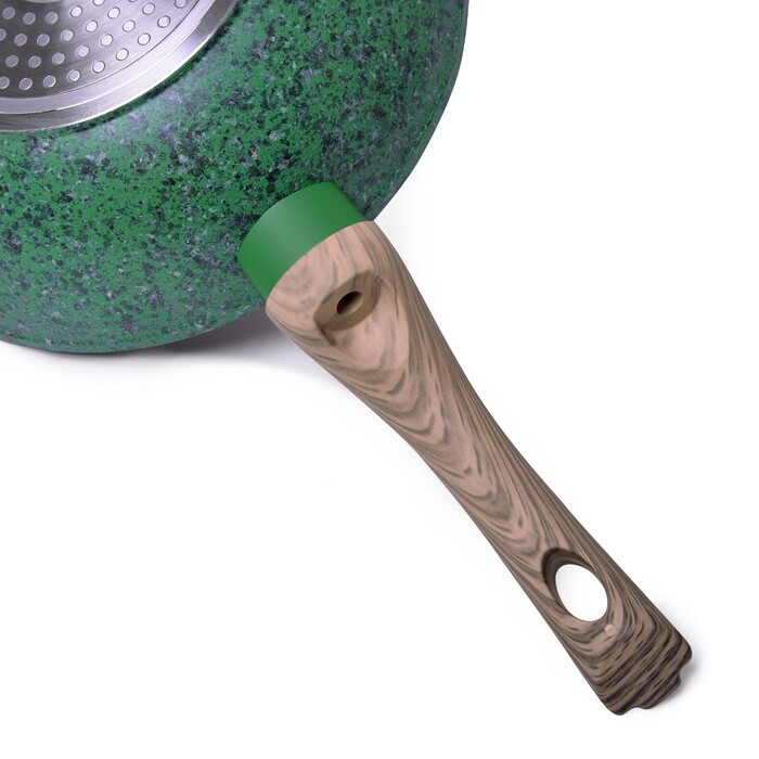 Сковорідка ВОК Fissman MALACHITE 24x7 см (4314)