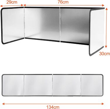 Кухонний 4-сторонній складаний фартух 76 x 29 x 30 см Fousenuk