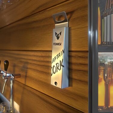 Магнітний відкривач для пляшок що утримує до 40 кришечок FENNEK